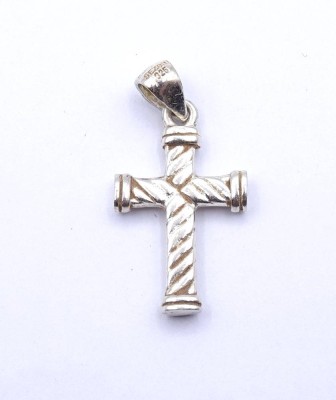 Auktion <br>Kreuz Anhänger, Silber 925/000, L. 3,2cm, 3,6g. [1]