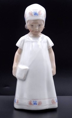 Auktion 339<br>Elsa in einem weißen Kleid 