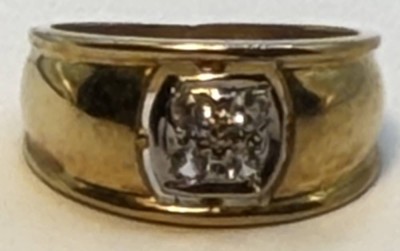 Auktion 373<br>925er Silberring mit klaren Steinen, Silber - vergoldet, 3,0g., RG 53 [1]