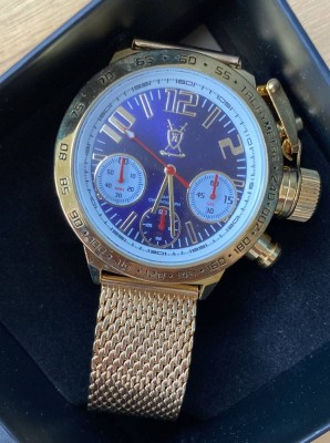 Auktion 356<br>Armbanduhr Königswerk Quartz Chronograph, neu in   OVP [1]