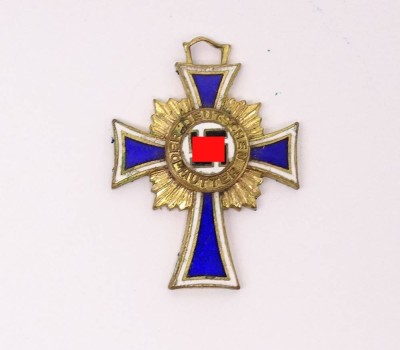 Auktion 340<br>Miniatur Mutterkreuz in Gold , Hersteller L/60 [1]