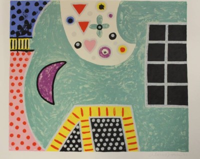 Auktion <br>Allen Jones (1937), moderne Fablithographie, dat. 71, ungerahmt, BG 57 x 76cm. [1]