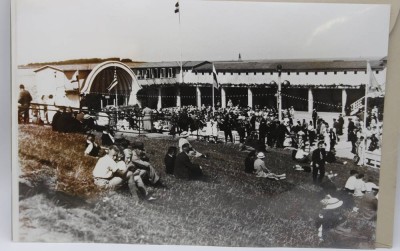 Auktion <br>gr. Abzug eines alten Fotografie, Cuxhaven Grimmershörn, ungerahmt, ca. 30,3 x 45cm. [1]