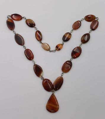 Auktion 370<br>Achat-Collier, ca. L-62cm [1]