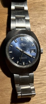 Auktion 341<br>Vintage 1970er Jahre Eloga 17 Jewel Swiss Made, gut erhalten und läuft [1]