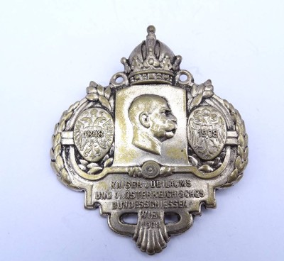 Auktion <br>Orden/Medaillie versilbert , beschrieben 