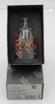Auktion <br>Kristall-Weihnachtsglocke, Rosenthal, Song of Joy, OVP, ca. H-9cm [1]