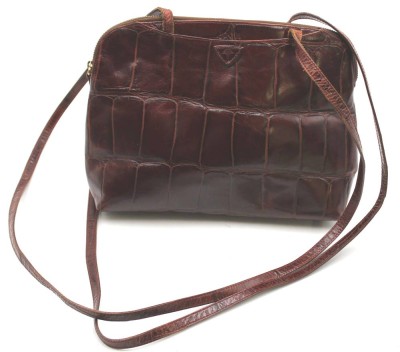 Auktion 341<br>Damen-Handtasche, Joop, Leder in Reptilienoptik, guter Zustand, ca. 20 x 28,5cm [1]