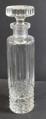 Auktion 341<br>hohe, schwere Kristall-Karaffe, H-30 cm [1]