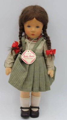 Auktion 342<br>Mädchen-Puppe, Käthe Kruse, gute Erhaltung, H-37cm. [1]