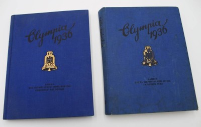 Auktion 372<br>Sammelalben, Olympia 1936, 1. u. 2. Band, je kompl. [1]