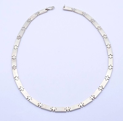 Auktion <br>Massive Silber Halskette 
