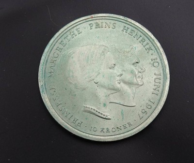 Auktion <br>10 Kroner 1967 Konge Danmark [1]