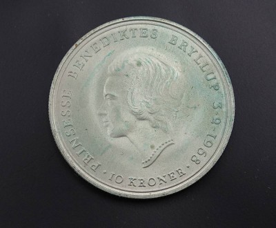 Auktion <br>10 Kroner 1968 Konge Danmark [1]
