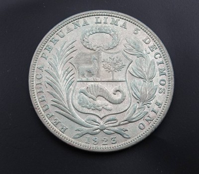 Auktion <br>5 Decimos 1923 Peru [1]