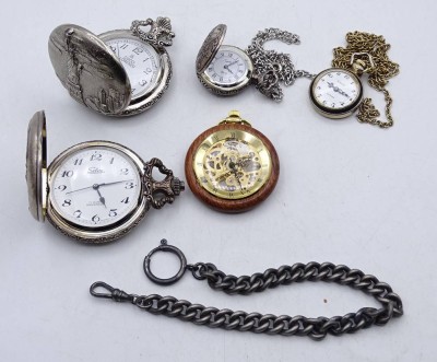 Auktion <br>Konvolut div. neuzeitlicher Taschenuhren, mechanisch und Quartz [1]
