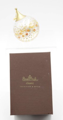 Auktion <br>Christbaum-Kugel, Rosenthal, classic Rose, Nepal 1990, Karton nicht passend [1]