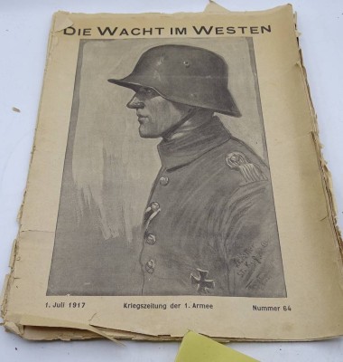 Auktion <br>Kriegszeitung der 1. Armee 1917, 