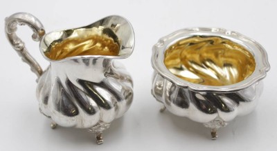 Auktion <br>Kaffeekern, Schnaufer Dresden, 800er Silber, zus. ca. 1200gr., Kanne H-24cm, guter Zustand [1]