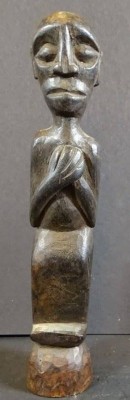 Auktion <br>einzelne afrikan. Holzschnitzerei, H-23 cm [1]