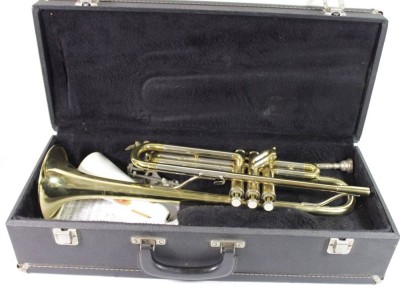 Auktion <br>Trompete im Koffer, Convair, USA, guter Zustand, ca. L-48,5cm. [1]