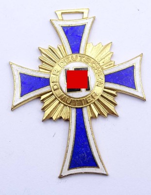 Auktion <br>Mutterkreuz in Gold, ohne Band [1]