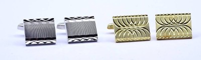Auktion <br>2 Paar Manschettenknöpfe, silber und goldfarben [1]