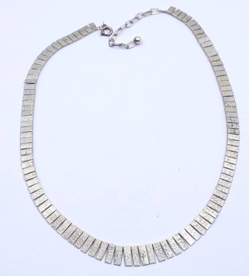 Auktion <br> 835er Silber Halskette, L. 40-46cm, 18g. [1]