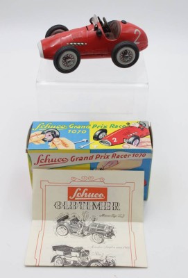 Auktion <br>Schuco Grand Prix Racer, Nr. 1070, orig. Karton, kompl. Schlüsselwerk läuft [1]