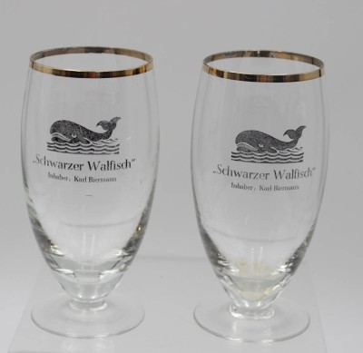 Auktion <br>Paar Biergläser, 