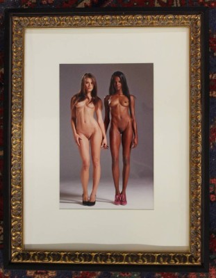 Auktion <br>Aktfotografie, wohl 80er Jahre, ger./Glas, RG 52 c 40,5cm. [1]