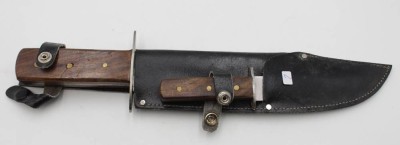 Auktion <br>gr. Jagd-Messer, Pakistan mit Beimesser,  L-40cm. [1]