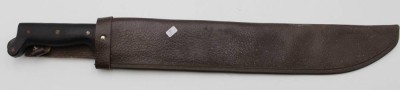 Auktion <br>Machete, undeutl. gemarkt, wohl 50/60er Jahre, L-60cm. [1]