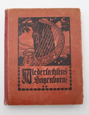 Auktion <br>Niedersachsens Sagenborn, 1909, Alters-u. Gebrauchsspuren, wasserrandig [1]