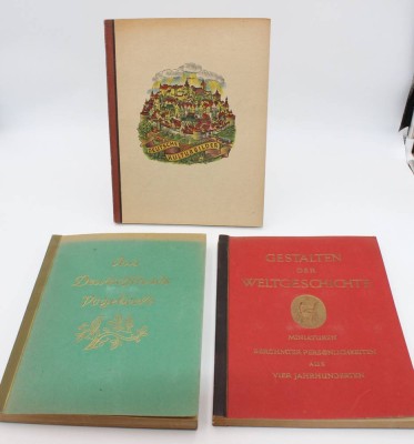 Auktion <br>3x div. Sammelalben, jeweils komplett und guter Zustand [1]