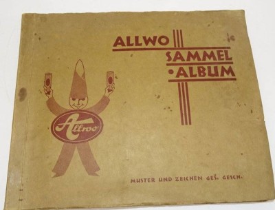 Auktion <br>sltenes Sammelbilderalbum ALLWO-Werke, Bonbon, Hamburg um 1920, komplett [1]