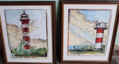 Auktion <br>Ole WEST (1953), 2x Farboffset 