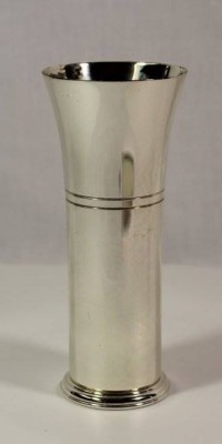 Auktion <br>Vase, BSF, versilbert, H-17cm. [1]