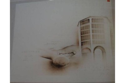 Auktion 360<br>Peter PAUL (1943-2013) , Farblithografie, für Frau Zürcher, BG 61x76 [1]