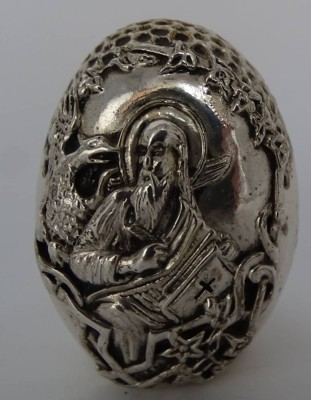 Auktion 345<br>Silberei-925- mit christlichen Motiven, H-5 cm, 95 gr. [1]
