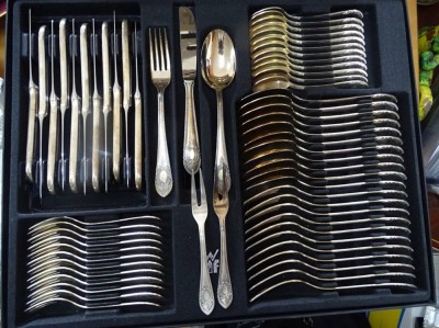 Auktion 352<br>62 tg.. Besteck, Solingen, 100 er Auflage [1]