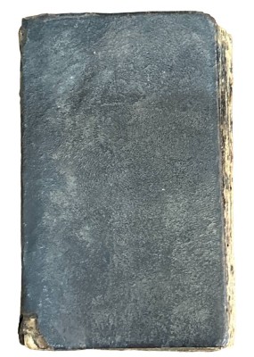 Auktion 346<br>Andachtenbuch um 1750, Titelseite und ersten beiden Seiten fehlen, Holzeinband, schlecht erhalten, 16x10 cm [1]