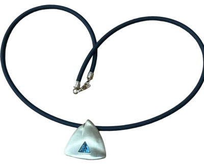 Auktion 356<br>Lederband mit Silber-925- Anhänger, vergoldet, und S-925- Schliesse, L-ca. 42 cm [1]
