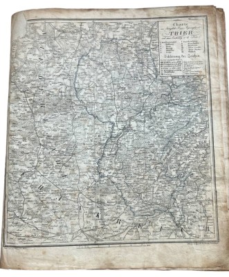 Auktion 372<br>24 Kreiskarten der kgl. preussischen Kreise, gebunden um 1840, 43x37 cm, mit Königsberg, Breslau, Posen etc. [1]