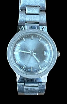 Auktion 347<br>mechan. Handaufzug Herrenarmbanduhr 