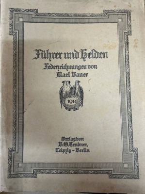 Auktion 351<br>Karl BAUER (1905-1993) , Kunstmappe mit Portraits 