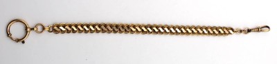 Auktion 347<br>schöne Uhrenkette um 1900, Doublé, L-26cm. [1]