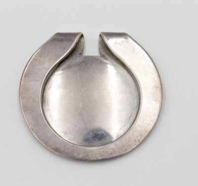 Auktion 347<br>Geldklammer, Georg Jensen, Sterling, Nr. 369, 23,9gr., D-5cm [1]