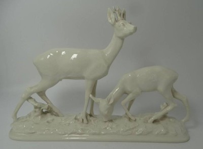 Auktion 347<br>gr. Porzellanfigur 