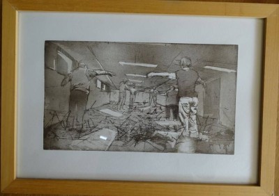 Auktion 364<br>Johan SCHAEFER (1981) orig. Radierung 